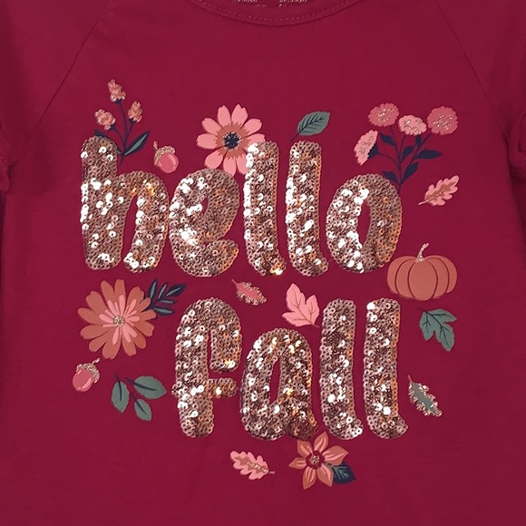 Cynthia Rowley Magenta “Hello Fall” 4 Sequin Top EUC - Picture 3 of 11